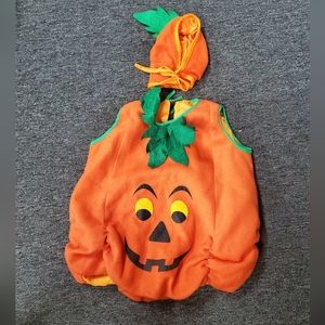 Pumpkin halloween custome 2t to 4t